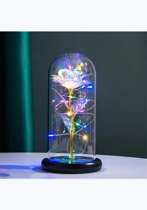 Galaxy Rose | Romantic Rose Light in Glass Unique Gifts for Womens