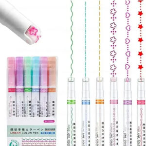 Linear Color Pen – Highlighter Pen Set Line Markers Colors for Adults & Kids